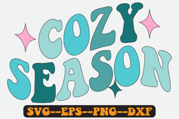 Cozy Season PNG Sublimation Design: Graphics for Crafts