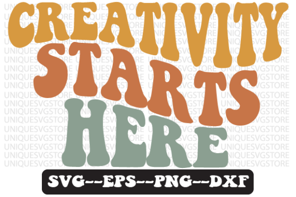 Creativity Starts Here Graphics for Crafts