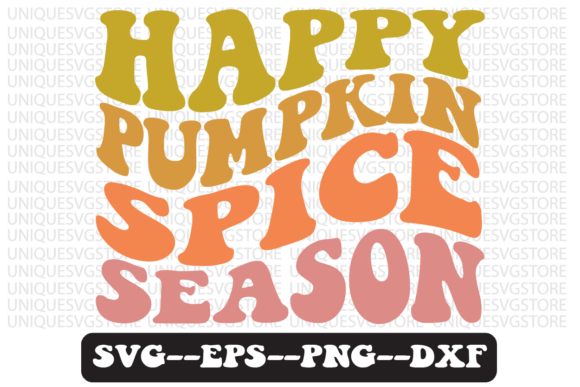 Happy Pumpkin Spice Season SVG Design: Graphics for Crafts
