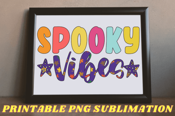 Spooky Vibes PNG Graphics for Crafts